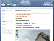 Tablet Screenshot of efskyrkan.se